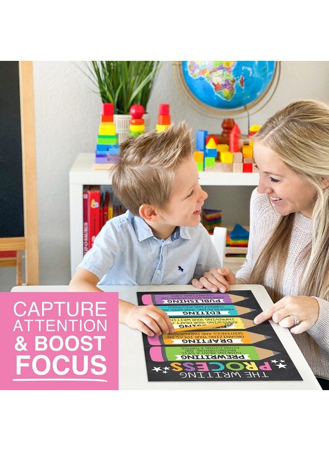Hadley Designs Hadley Designs 12 Chalkboard Parts of Speech Posters for Classroom Posters for Language Arts - Grammar Posters for Classroom Elementary Classroom Must Haves  - Image 4