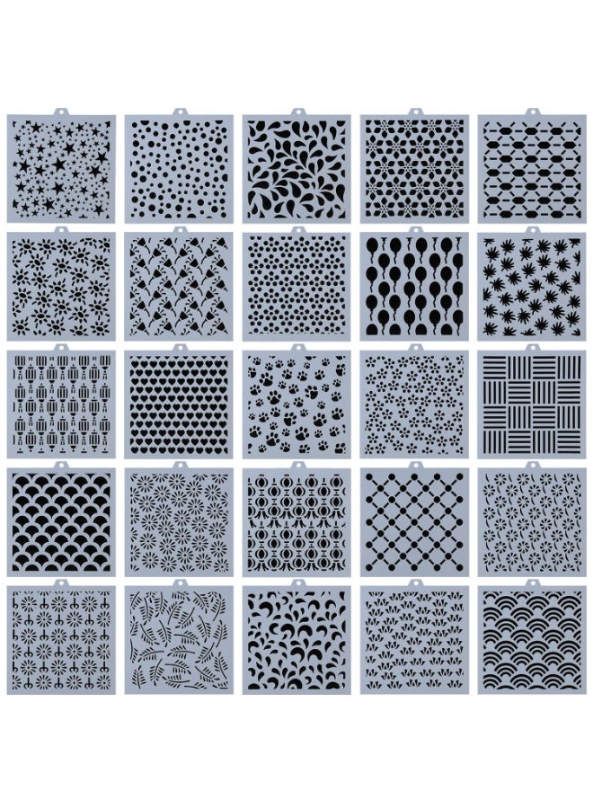 إيفاناز مجموعة قوالب كعك مكونة من 25 قطعة لخبز كعك الزنجبيل والكعك وقوالب تزيين سكرابوكينغ - Image 1
