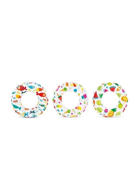 Lively Print Swim Rings 61 cm Assorted