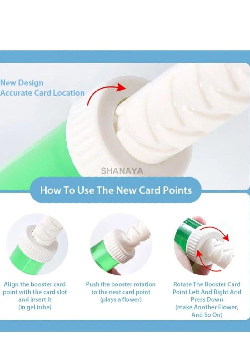 مكبس جيل تنظيف وتعطير المرحاض  متعدد الألوان وروائح منعشة لشكل زهرة عطرية - Image 5