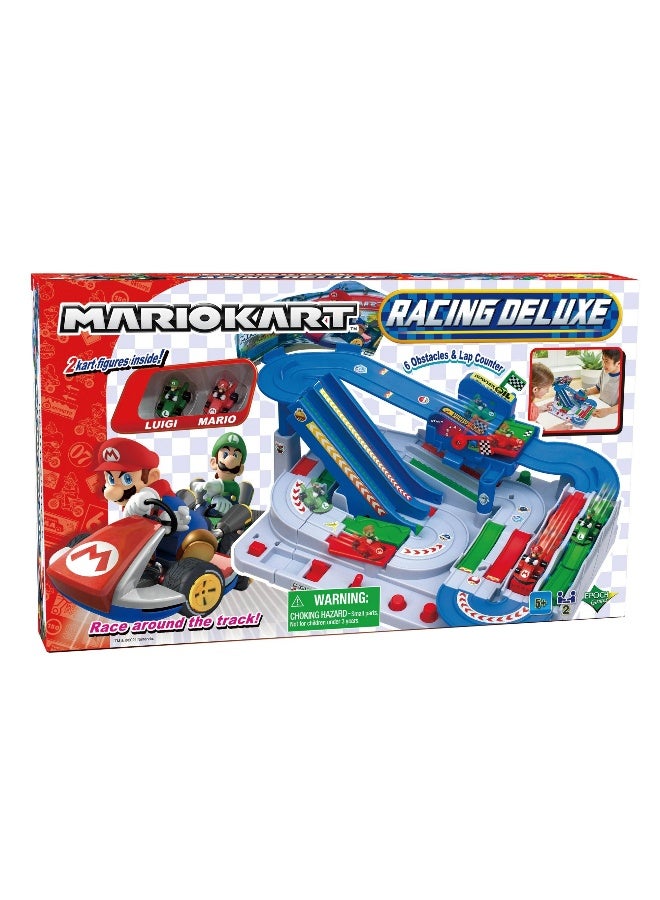 Nintendo Mario Kart Racing Deluxe Race Around The Track Playset - Image 1