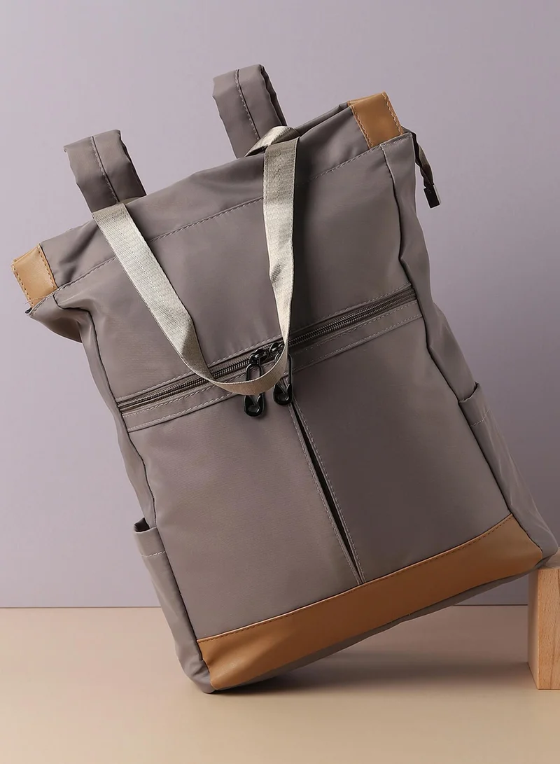 Haute Sauce Taupe Treasure Grey Backpack