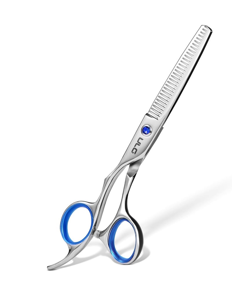 ULG LeftHanded Hair Thinning Scissors Thinning Shear for Hair Cutting 65 inch Professional Barber Scissors Salon Texturizing Shears Made of Japanese Stainless Steel