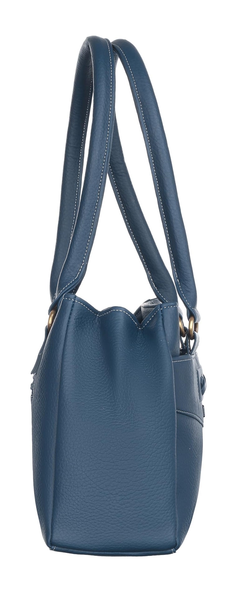 Fostelo Women's Maria Satchel Tote Handbag for Women | Ladies Purse | Stylish Shoulder Bag | Gift For Women | Blue - Image 3