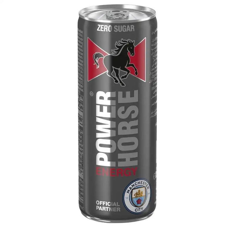 Power Horse Energy Drink with Zero Sugar Can- 250ml