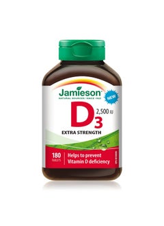 Jamieson Extra Strength Vitamin D3 2500 Iu 180 Tabs  - Image 2