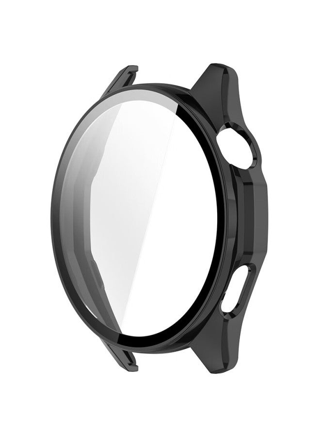 Kmaxai Huawei Gt6 46mm Protective Case And Tempered Glass Screen Protector, Hard Shell Scratch-resistant Cover For Huawei Watch Gt6, Black - Image 3