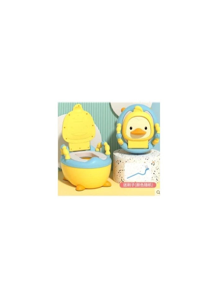 Generic - Baby Toilet Training Seat with Handles Toddler Potty Chair with High Back Support and Removable Pot Lid - Image 1