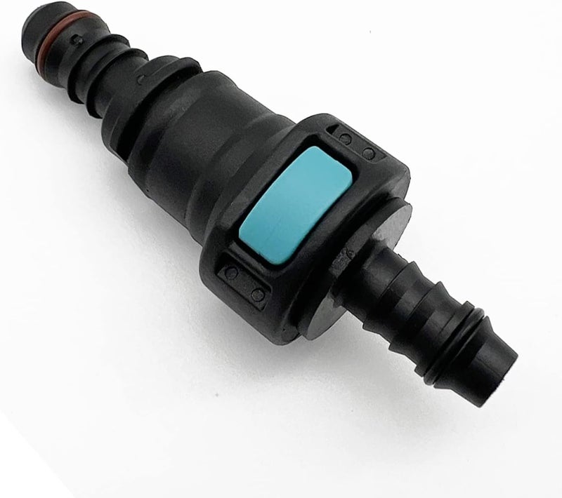 KRD PERFORMANCE 11.8mm SAE to 12mm Barb Straight Quick Release Connector for 9mm ID Nylon Fuel Line Hose - Image 4