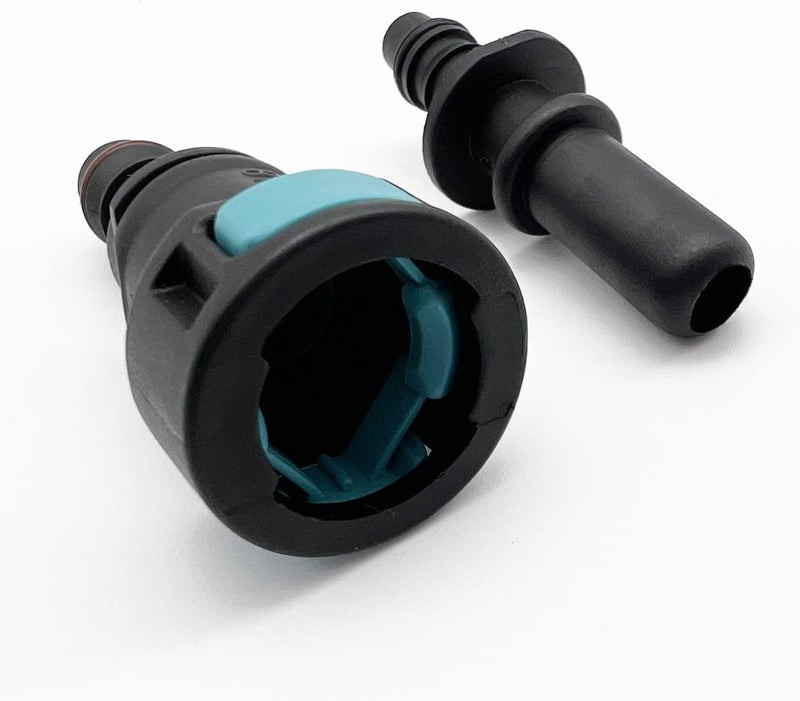 KRD PERFORMANCE 11.8mm SAE to 12mm Barb Straight Quick Release Connector for 9mm ID Nylon Fuel Line Hose - Image 5