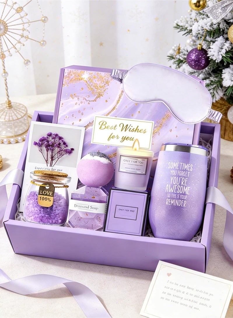 Topyich Gifts for Her - Spa Relaxing Gift Basket Set, Gifts for Ladies Mom Sister Wife, Birthday Gift for women Co-worker Teacher Nurse - Image 1