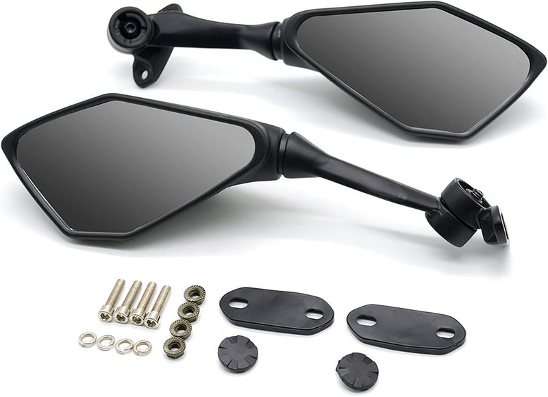 Mamiko Motorcycle Rear View Mirrors for Kawasaki Ninja 400, 250, ZX 6R, 636, 650, 300R, EX300 (2011-2021) - Image 1
