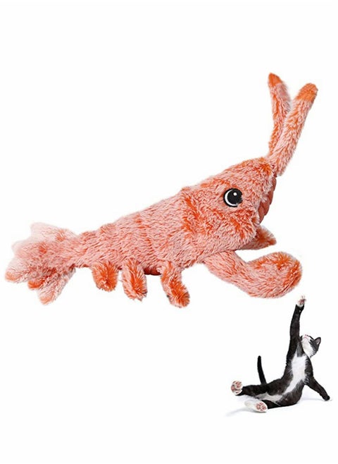 Cat Toy, Flopping Lobster Cat Toy with Catnip bag, Plush Interactive Cat Toys, Fun Toy for Cat Exercise Toy for Indoor
