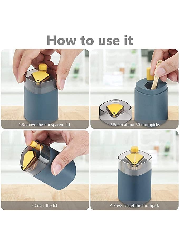 Jalopy - Automatic Toothpick Dispenser Smart Press Get Toothpick Multi Color Pack of 1 Piece - Image 1