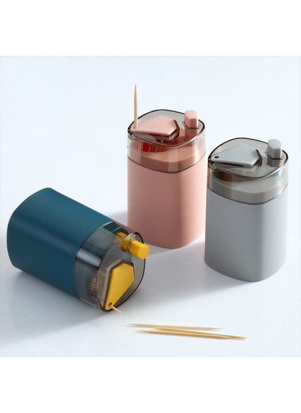 Jalopy - Automatic Toothpick Dispenser Smart Press Get Toothpick Multi Color Pack of 1 Piece - Image 1