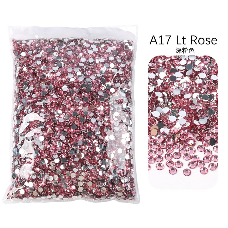 Selling Semi-Circle Resin Diamond Fantasy Jelly Ab Color Nail Diamond Mobile Phone Case Violent Bear Sticker Diamond Diy Accessories - Image 1