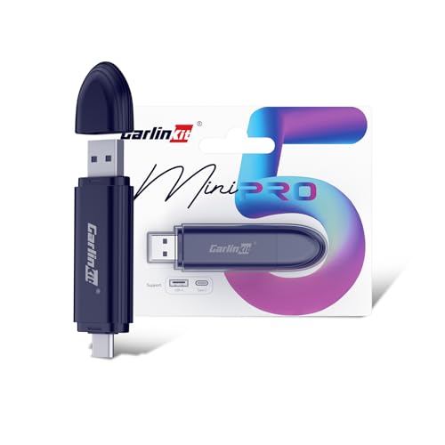 Carlinkit محول CarPlay اللاسلكي لـ iPhone و Android CarlinKit MINI5 PRO، توصيل وتشغيل، من سلكي إلى لاسلكي، اتصال تلقائي، ترقية عبر الإنترنت، صوت سيري وصوت جوجل، للسيارات التي تدعم CarPlay السلكي و Android Auto. - Image 1