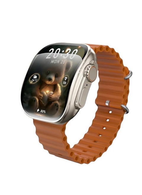 X10 Ultra3 Curved Screen Smart Watch NFC, Elegant Design 49MM, Fitness Tracker, Calls Wireless Charging, wearfitpro mobile app in IOS & android store, for men and women
