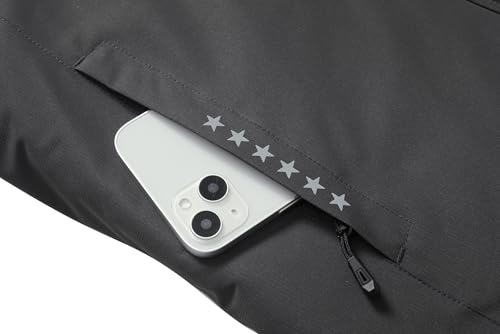 MOERDENG Women's Ski Jacket Warm Winter Coat Hooded Snowboarding Jackets Waterproof Mountain Windbreaker for Hiking Traval - Image 5