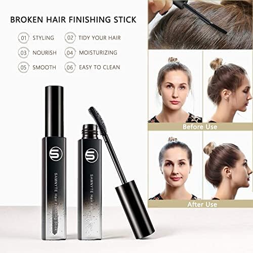 Samnyte Hair Finishing Stick, (3 Pack) Flyaway Tamer for Baby Hair and Women's Hairstyling, with Shiny Mascara for Broken Flyaways - Image 5