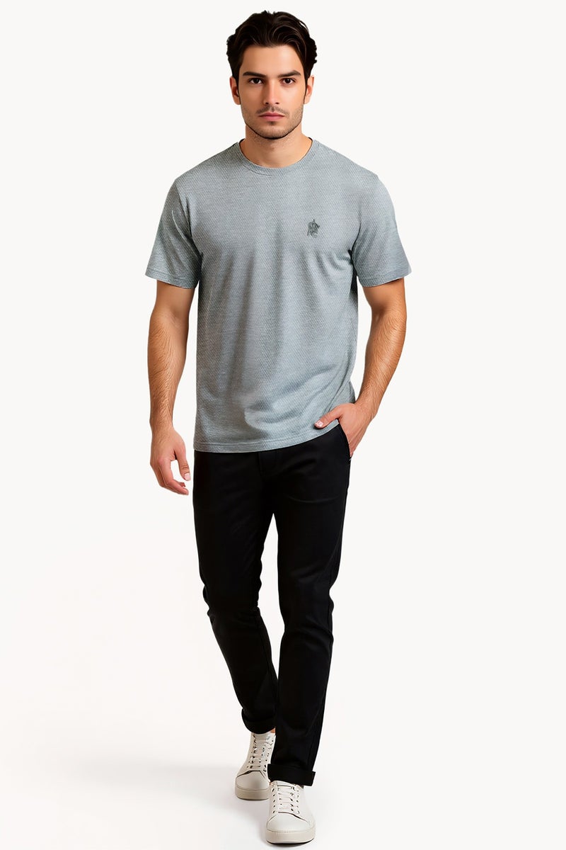 French Connection Popcorn Textured Crew Neck T-Shirt  - Image 1