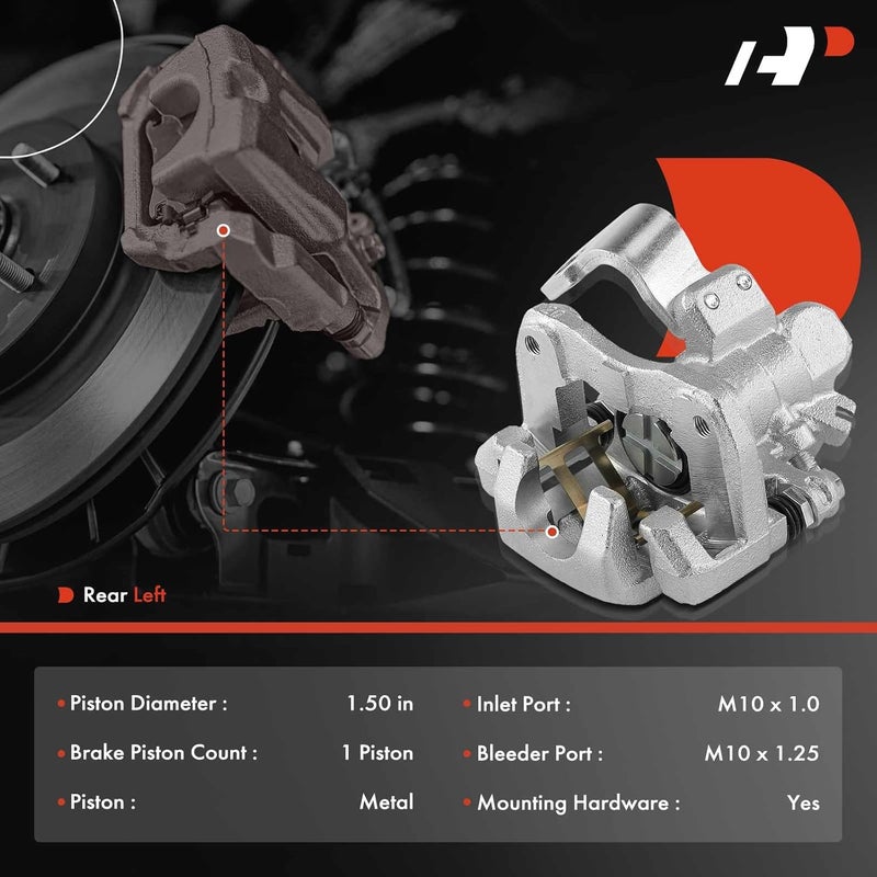 A-Premium Disc Brake Caliper Assembly for Acura and Honda - Image 2