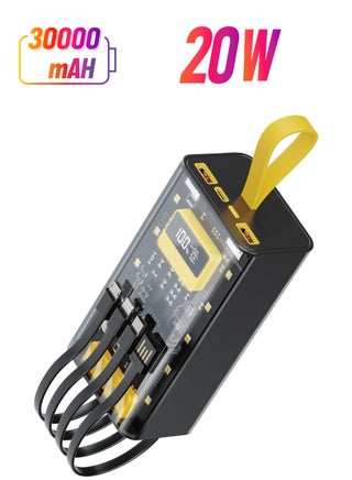 Black/Yellow - 30,000mAh