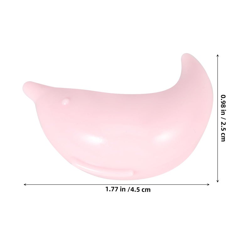 Soft Pink Dolphin Table Corner Protectors 8Pcs Adhesive Edge Covers for Baby Safety Furniture Protection - Image 3