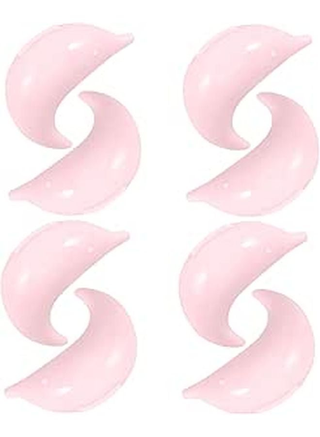 Soft Pink Dolphin Table Corner Protectors 8Pcs Adhesive Edge Covers for Baby Safety Furniture Protection - Image 1