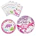WERNNSAI Girl Dinosaur Party Decorations 48 PCS Dinosaur Plates and Napkins Pink Dino Birthday Decorations Dino Party Plates Tableware for Kids Birthday Baby Shower Decorations Serves 16 Guests - Image 3