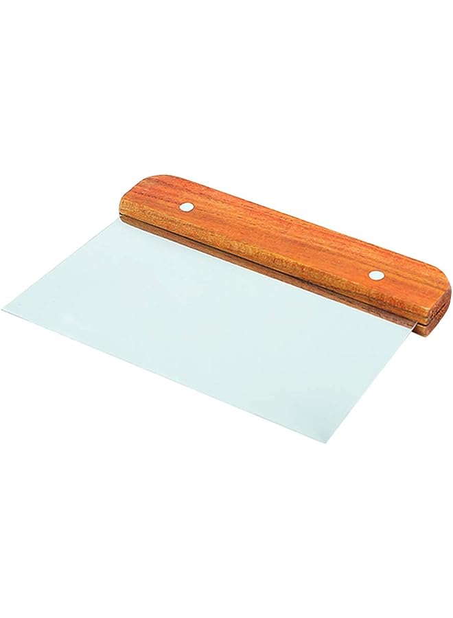 PROMASS Stainless Steel Dough Pastry Scraper Cake Bread Bench Cutter Baking Chopper Utensil for Home Restaurant, 15*11*1cm - Image 1