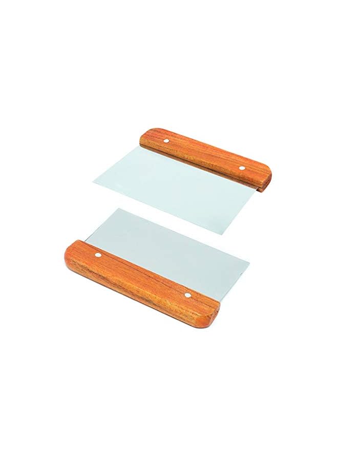 PROMASS Stainless Steel Dough Pastry Scraper Cake Bread Bench Cutter Baking Chopper Utensil for Home Restaurant, 15*11*1cm - Image 2