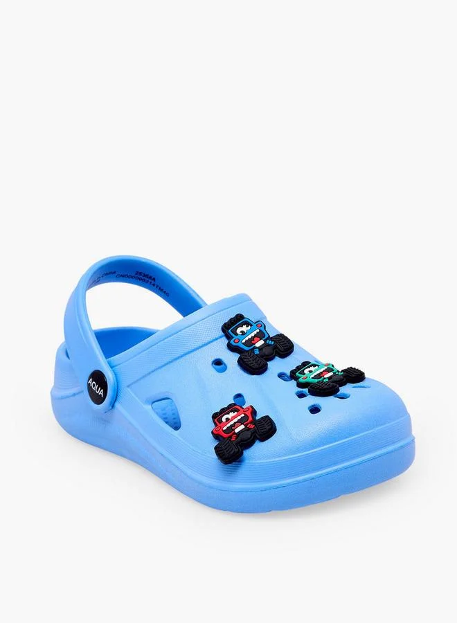 أكوا Boys Truck Jibbitz Clogs