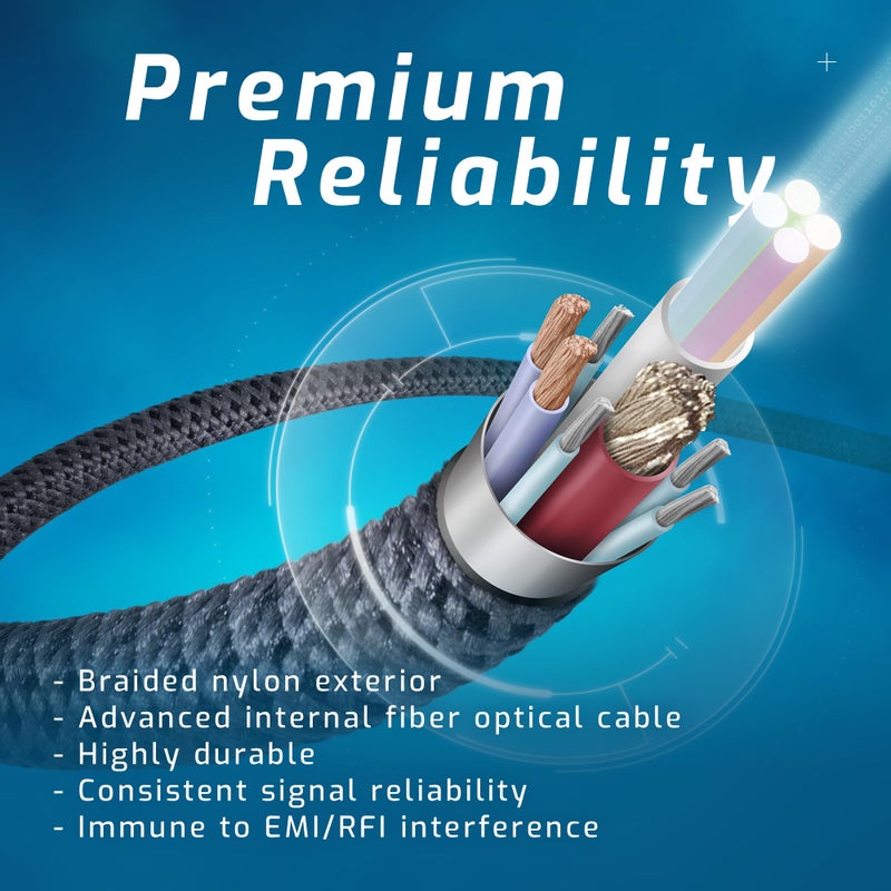 OWC 3.0M (10') USB4 (40Gb/s) Active Optical Cable, 240 watt Power delivery Support - Image 3