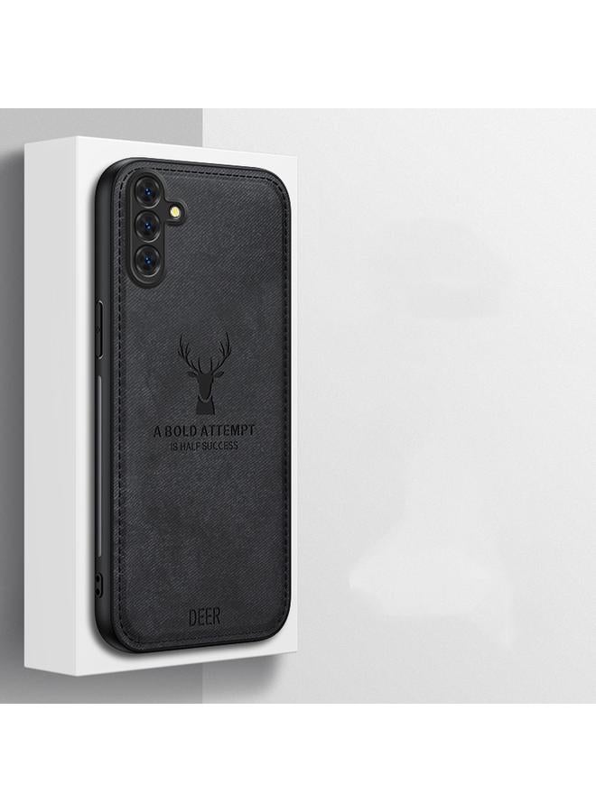 اس-توب جراب لهاتف Samsung Galaxy A26 5G بتصميم رأس الغزال من القماش، جراب هاتف شامل - Image 3