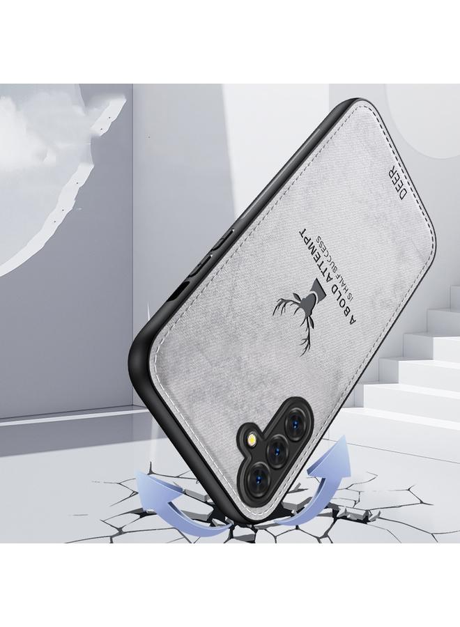 اس-توب جراب لهاتف Samsung Galaxy A26 5G بتصميم رأس الغزال من القماش، جراب هاتف شامل - Image 5