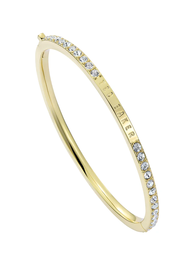 تيد بيكر Narrow Crystal Hinged Bangle Bracelet