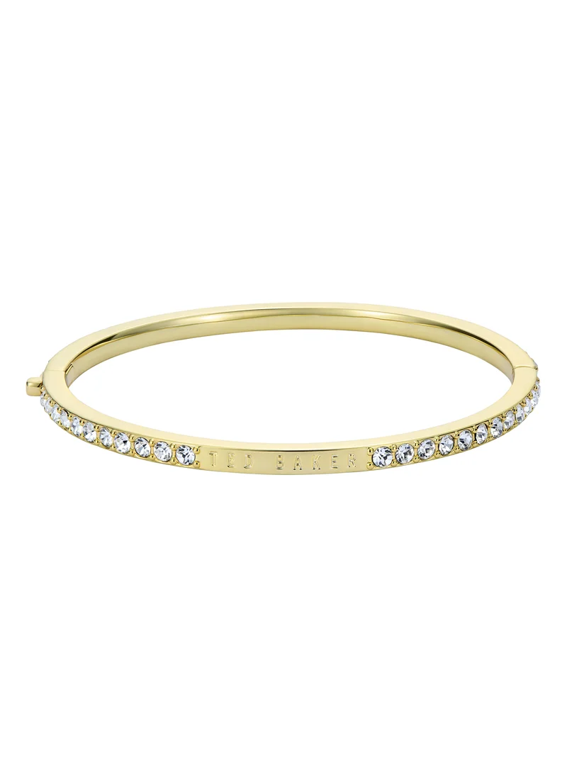 تيد بيكر Narrow Crystal Hinged Bangle Bracelet