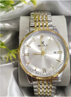 Rivoly Fashionable men's watch with date, stainless steel, waterproof  - Image 1