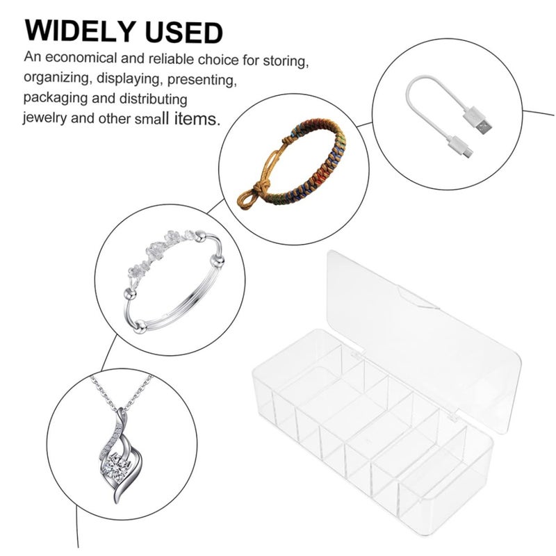 2pcs Multi Grid Organizer Box with Cover for Cord Storage Power Cords - Image 5