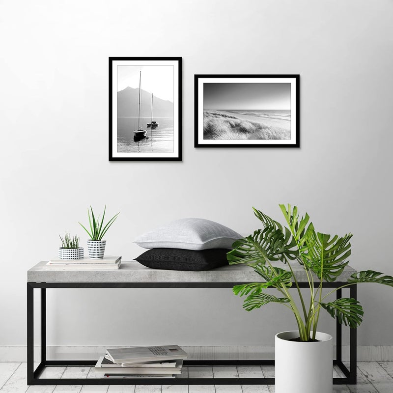 Americanflat 13x19 Picture Frame in Black, 2 Pack - Use as 11x17 Picture Frame with Mat - Includes Sawtooth Hanging Hardware For Horizontal or Vertical Display - Image 5