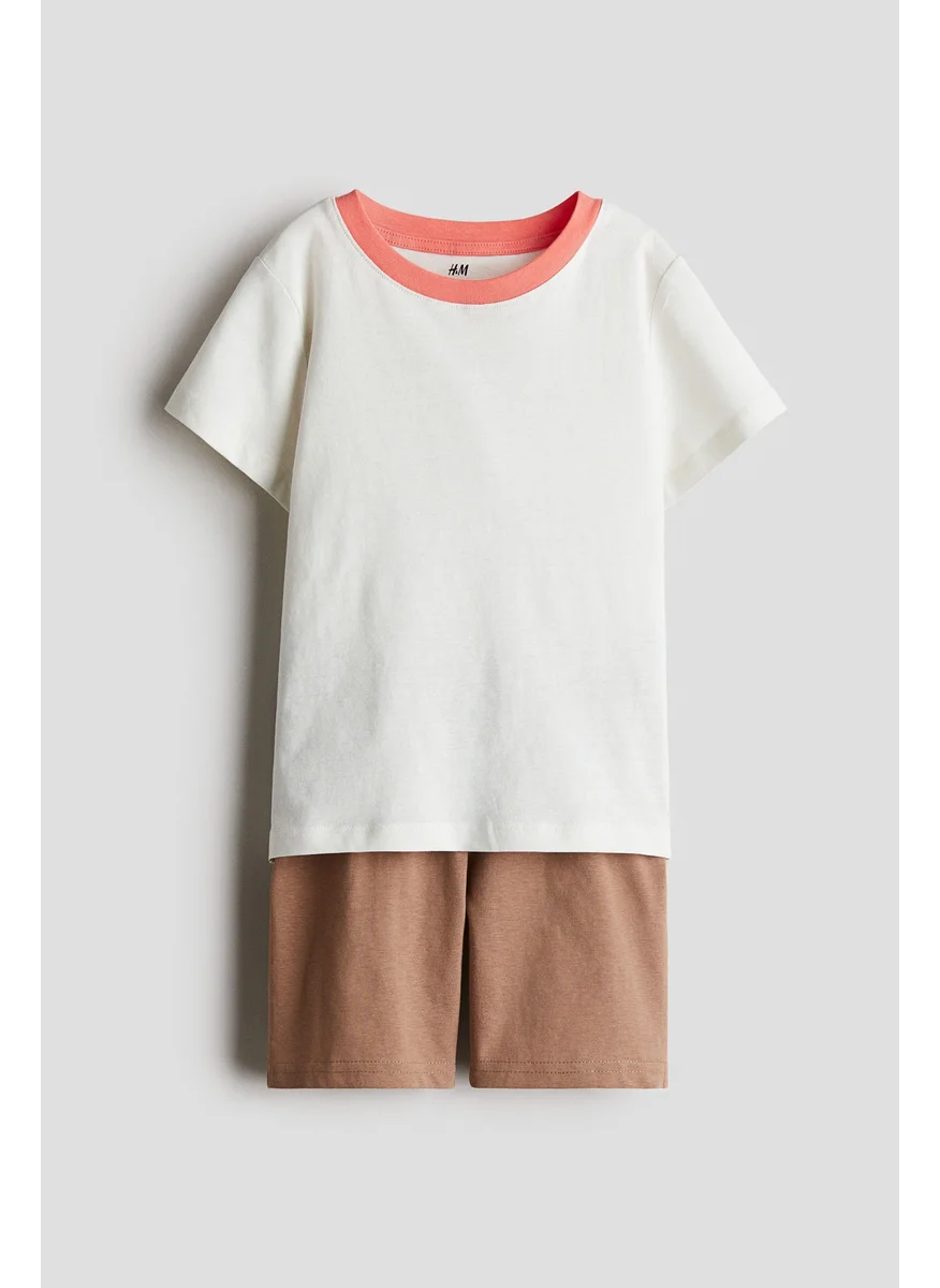H&M 2-Piece Cotton Jersey Set