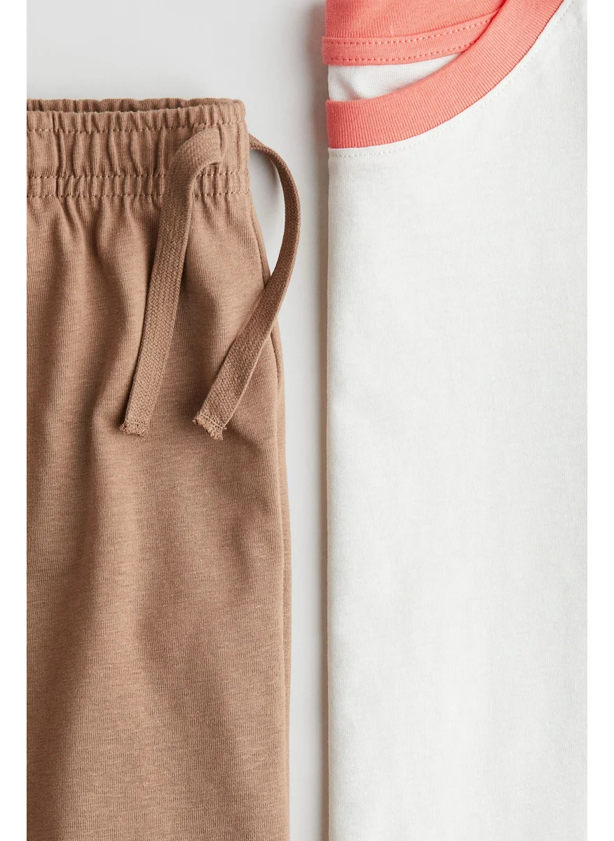 H&M 2-Piece Cotton Jersey Set