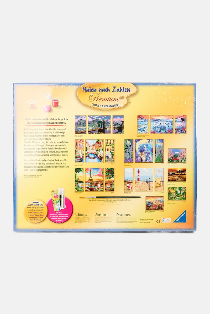 Ravensburger 3 Pcs Mystical Friendship Painting Numbers Kits, Teal Blue Combo - Image 2