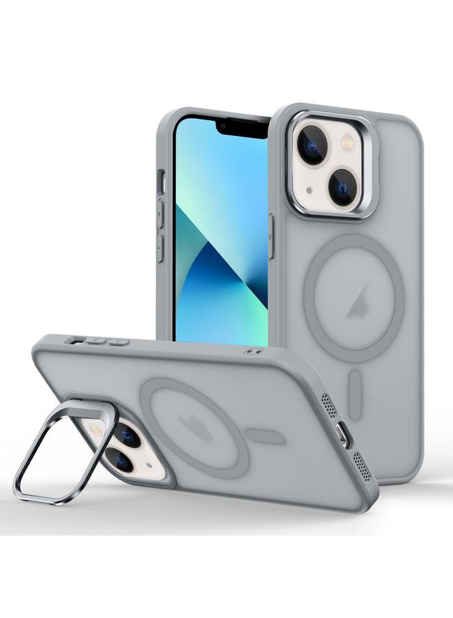 زبون جراب لهاتف iPhone 13 mini مع حامل عدسات من الجلد من Magsafe - Image 1