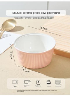 Bluejw Ramekins For Creme Brulee, Porcelain Ramekins Oven Safe, Classic Style Ramekins For Baking, Souffle Ramekins Bowls, Set Of 6  - Image 1