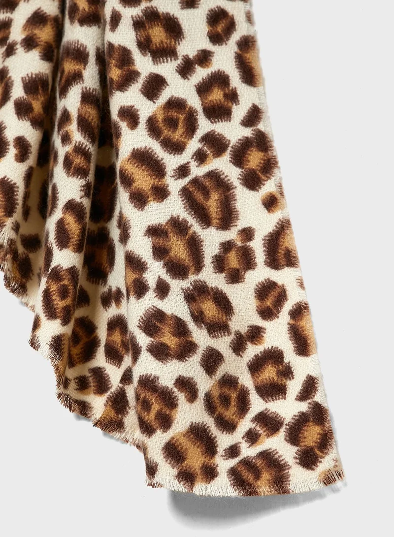 American Eagle Leopard Print Scarves