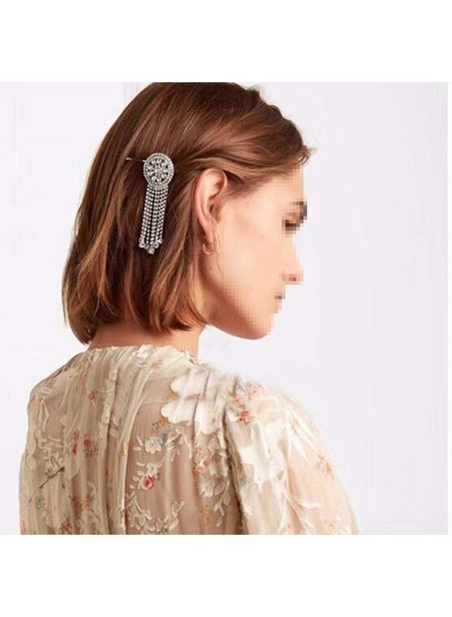 Suoirblss Fashion Rhinestone Hairpin Dream Catcher Tassel Hair Pins Hair Clips Bobby Pin Clip for Women Hair Accessories - Image 2