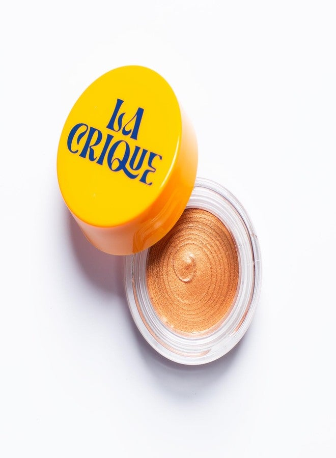 La Crique Cream Eyeshadow & Highlighter, 03 Bronze, Vegan Makeup - Image 1