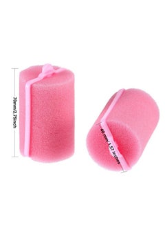 Geyoga 18 Pieces Sponge Hair Rollers Large Soft Foam Hair Styling Curlers 40 Mm Large Size Hairdressing Curlers For Women And Kids  - Image 3